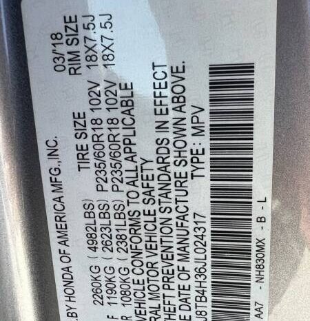 2018 Acura RDX full