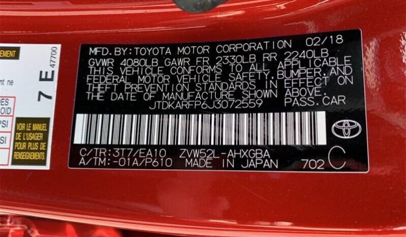 2018 Toyota Prius Prime full