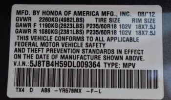 2013 Acura RDX full