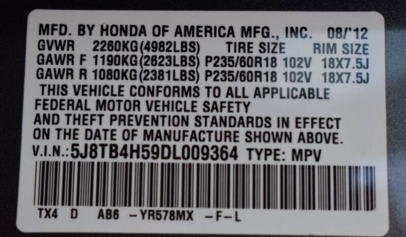 2013 Acura RDX full