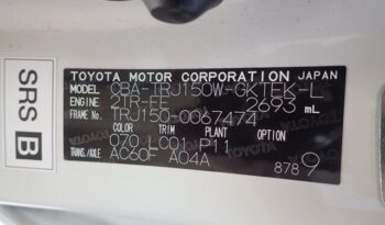 2016 TOYOTA LAND CRUISER PRADO TX L full