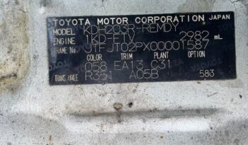 2013 TOYOTA HIACE full