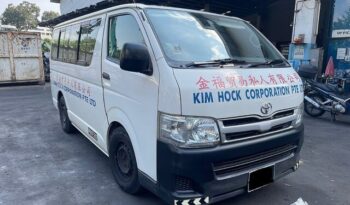 2013 TOYOTA HIACE full